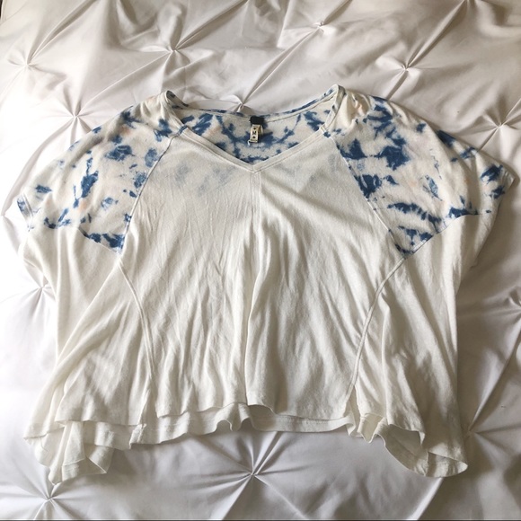 free people flowy & soft tie dye shirt size medium - Picture 3 of 3